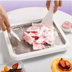 Compact Household Fried Ice Cream Maker