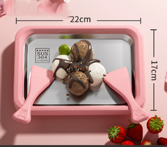 Compact Household Fried Ice Cream Maker