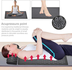 Acupressure Massage Mat and Pillow Set