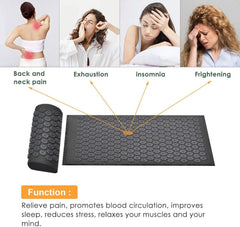 Acupressure Massage Mat and Pillow Set
